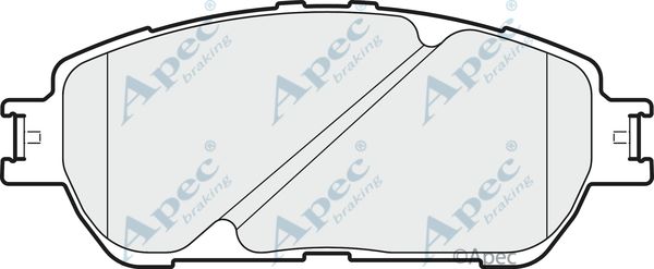 APEC BRAKING Piduriklotsi komplekt,ketaspidur PAD1852